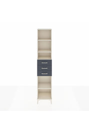 Arges Dolap 4 Raflı 3 Çekmeceli 44x30x221 Aytaşı-Antrasit