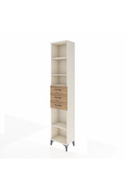 Arges Dolap 4 Raflı 3 Çekmeceli 44x30x221 Aytaşı-Çam