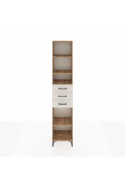 Arges Dolap 4 Raflı 3 Çekmeceli 44x30x221 Çam-Aytaşı