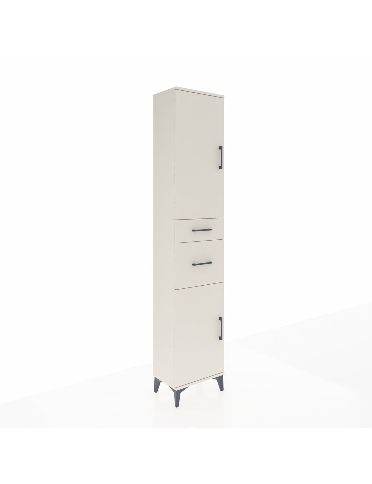 Arges Dolap 4 Raflı 2 Çekmeceli 2 Kapaklı 44x30x221 Aytaşı-Aytaşı