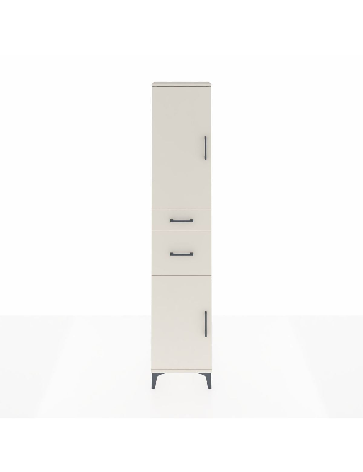 Arges Dolap 4 Raflı 2 Çekmeceli 2 Kapaklı 44x30x221 Aytaşı-Aytaşı