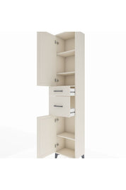 Arges Dolap 4 Raflı 2 Çekmeceli 2 Kapaklı 44x30x221 Aytaşı-Aytaşı