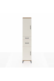 Arges Dolap 4 Raflı 2 Çekmeceli 2 Kapaklı 44x30x221 Çam-Aytaşı