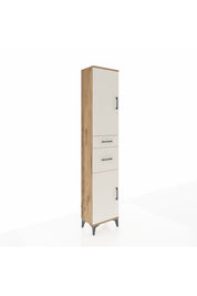 Arges Dolap 4 Raflı 2 Çekmeceli 2 Kapaklı 44x30x221 Çam-Aytaşı