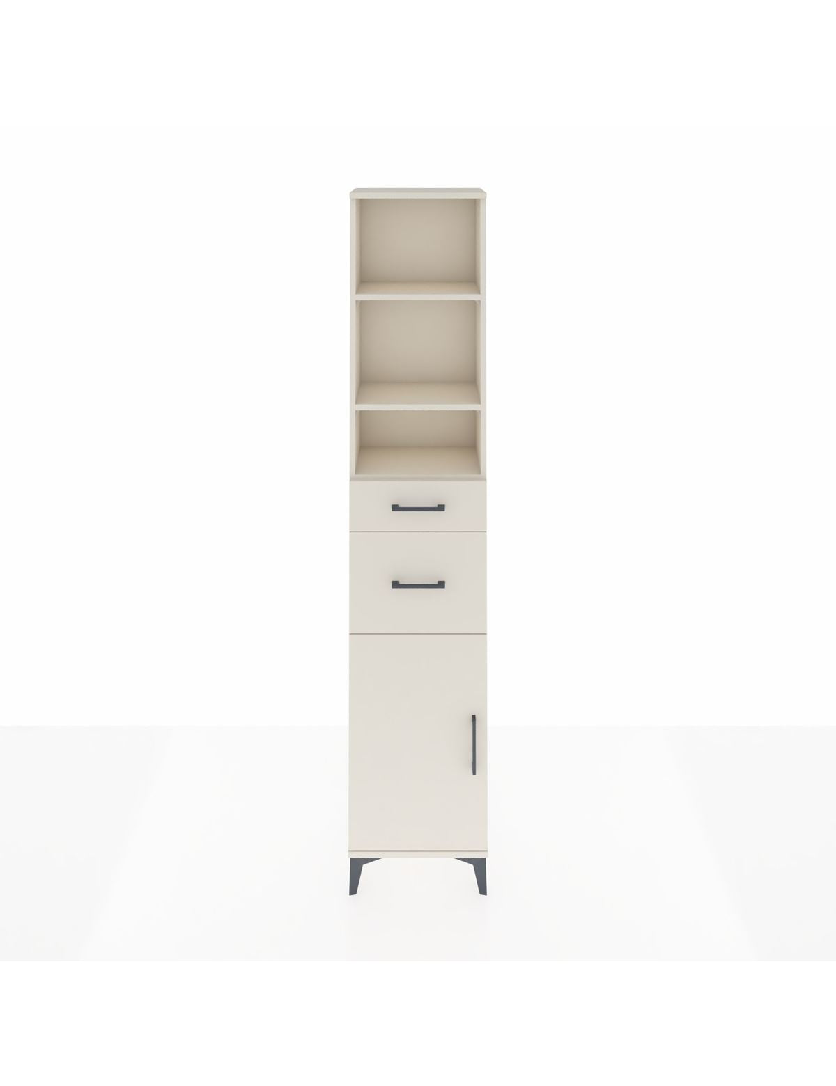 Arges Dolap 4 Raflı 2 Çekmeceli Tek Kapaklı 44x30x221 Aytaşı-Aytaşı