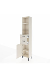 Arges Dolap 4 Raflı 2 Çekmeceli Tek Kapaklı 44x30x221 Aytaşı-Aytaşı