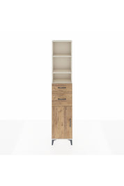 Arges Dolap 4 Raflı 2 Çekmeceli Tek Kapaklı 44x30x221 Aytaşı-Çam