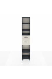 Arges Dolap 4 Raflı 2 Çekmeceli 44x30x221 Antrasit-Aytaşı