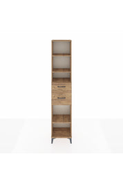 Arges Dolap 4 Raflı 2 Çekmeceli 44x30x221 Çam-Çam