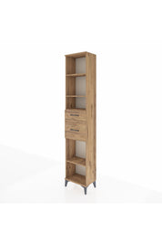 Arges Dolap 4 Raflı 2 Çekmeceli 44x30x221 Çam-Çam