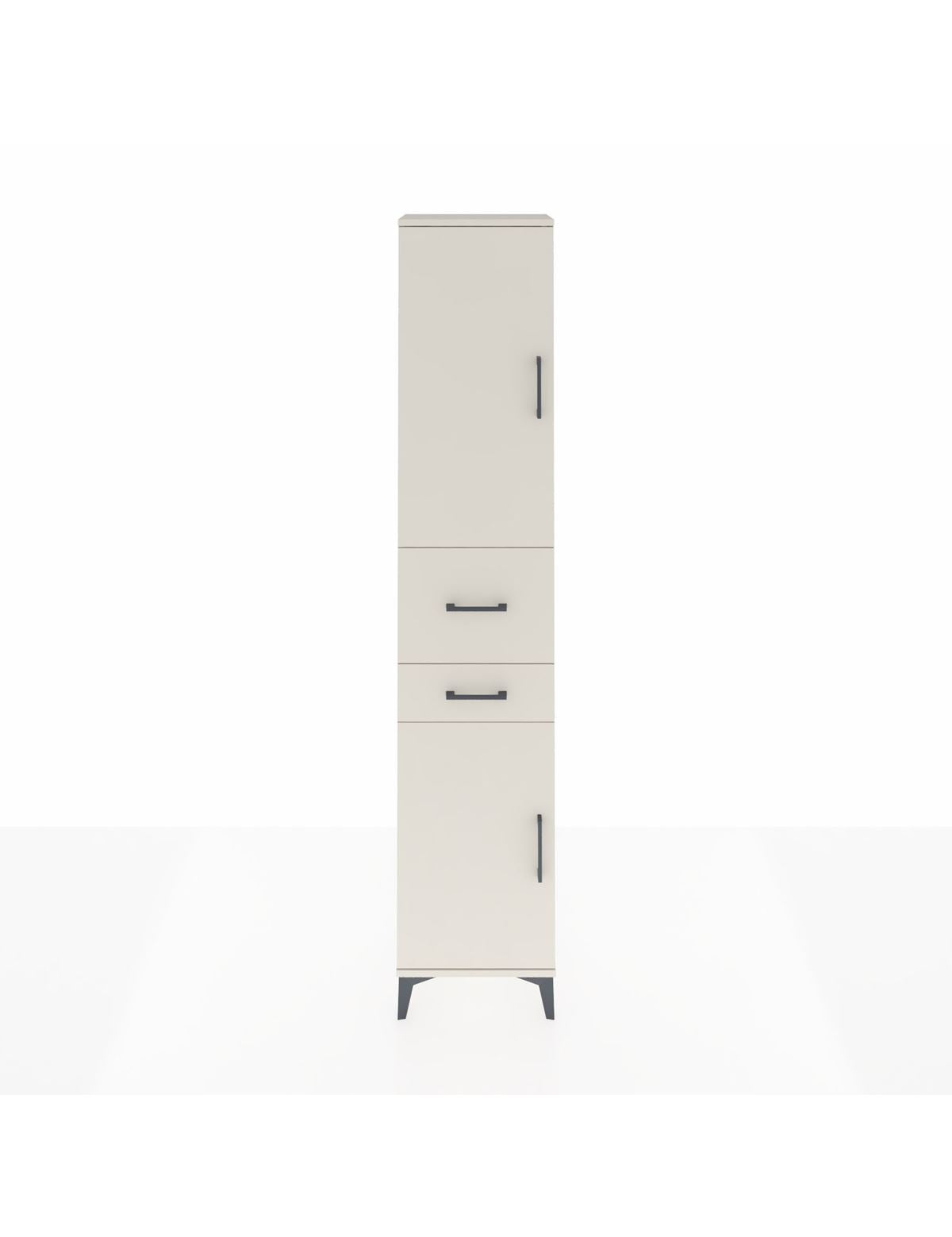 Arges Dolap 4 Raflı 2 Çekmeceli 2 Kapaklı 44x30x221 Aytaşı-Aytaşı