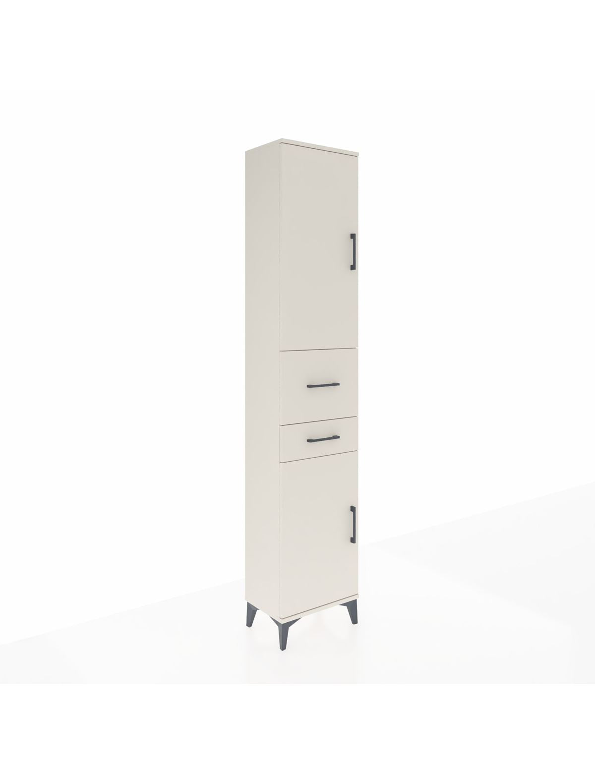 Arges Dolap 4 Raflı 2 Çekmeceli 2 Kapaklı 44x30x221 Aytaşı-Aytaşı