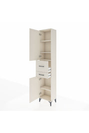 Arges Dolap 4 Raflı 2 Çekmeceli 2 Kapaklı 44x30x221 Aytaşı-Aytaşı