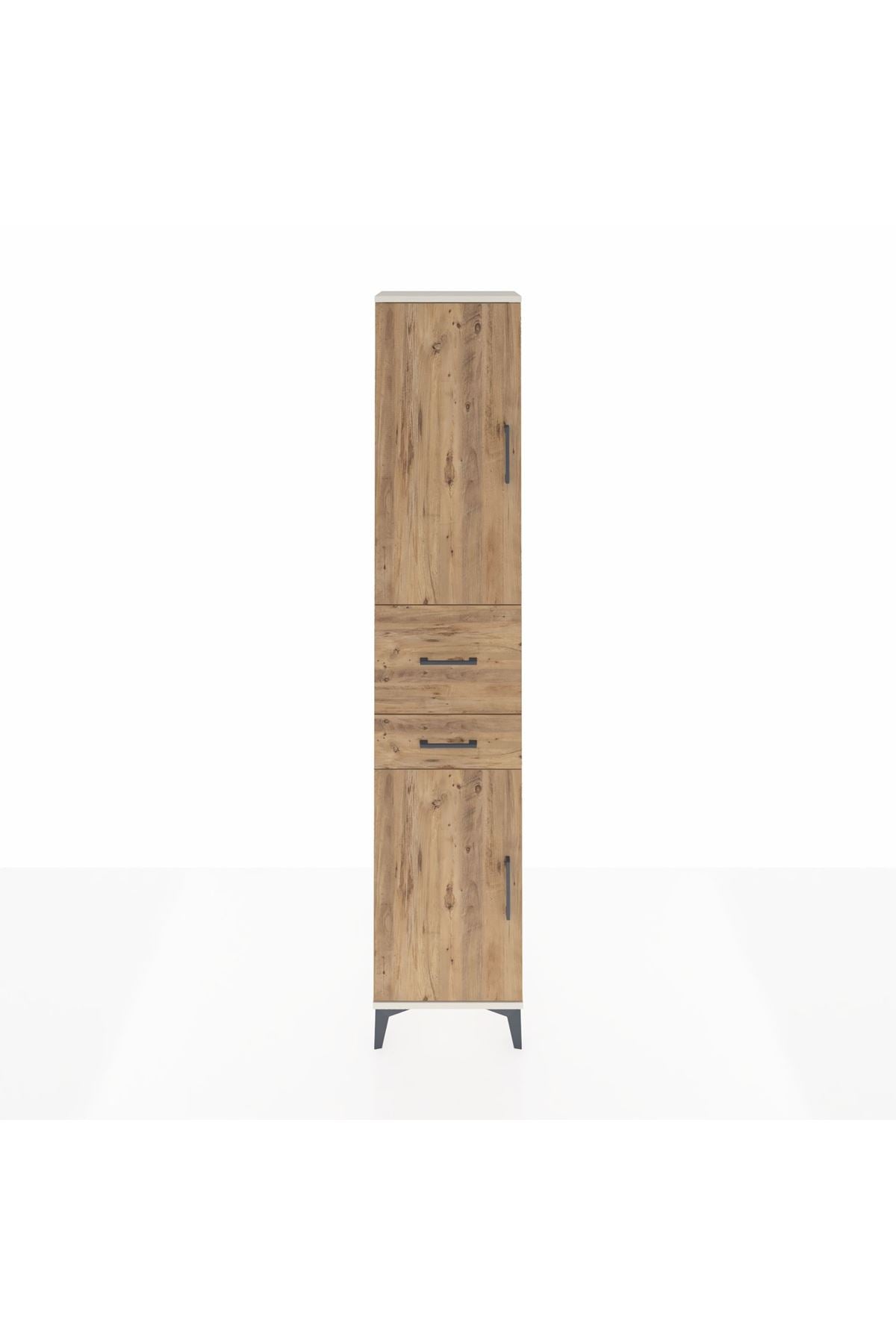 Arges Dolap 4 Raflı 2 Çekmeceli 2 Kapaklı 44x30x221 Aytaşı-Çam