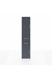 Arges Dolap 4 Raflı 2 Çekmeceli 2 Kapaklı 44x30x221 Antrasit-Antrasit