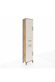 Arges Dolap 4 Raflı 2 Çekmeceli 2 Kapaklı 44x30x221 Çam-Aytaşı