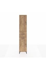 Arges Dolap 4 Raflı 2 Çekmeceli 2 Kapaklı 44x30x221 Çam-Çam