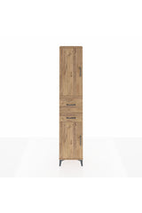 Arges Dolap 4 Raflı 2 Çekmeceli 2 Kapaklı 44x30x221