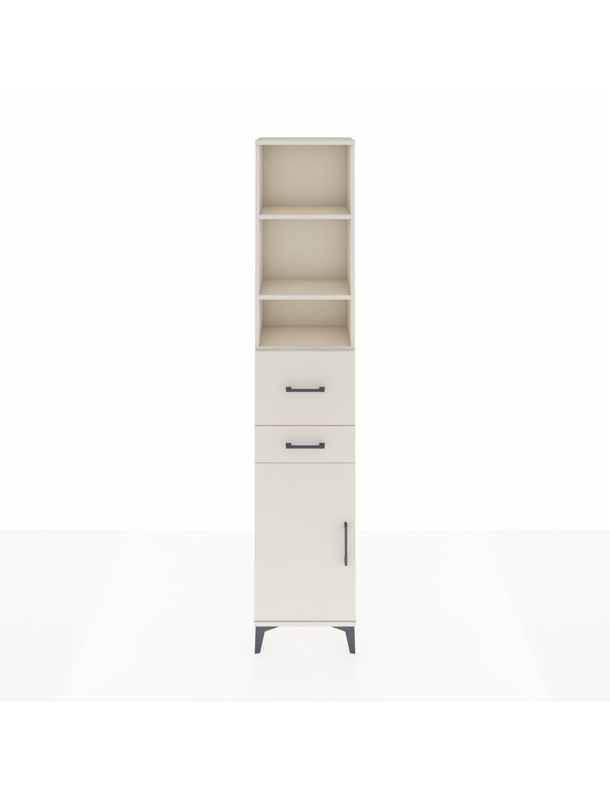 Arges Dolap 4 Raflı 2 Çekmeceli Tek Kapaklı 44x30x221 Aytaşı-Aytaşı