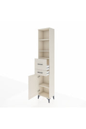 Arges Dolap 4 Raflı 2 Çekmeceli Tek Kapaklı 44x30x221 Aytaşı-Aytaşı