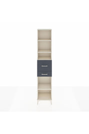 Arges Dolap 4 Raflı 2 Çekmeceli 44x30x221 Aytaşı-Antrasit