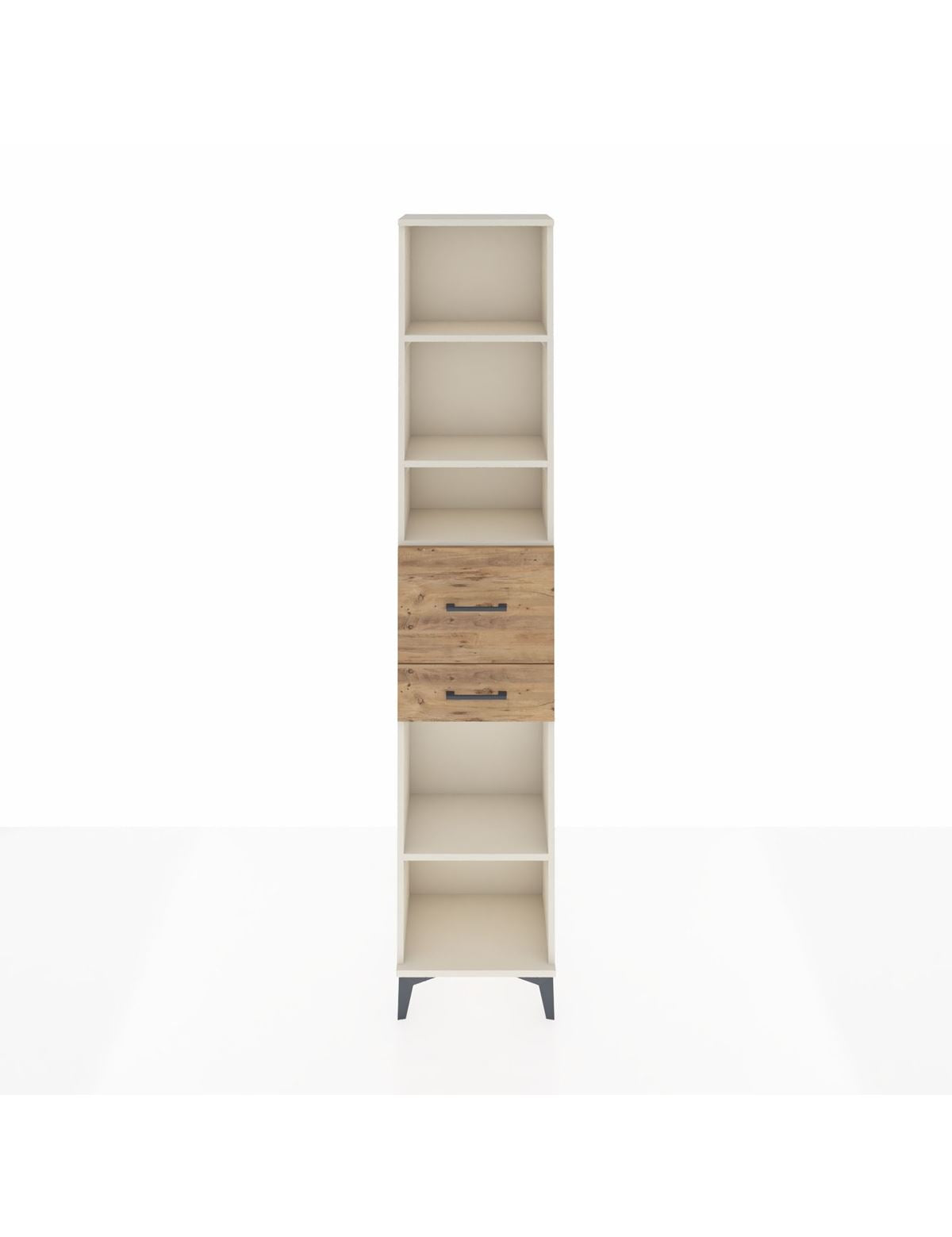 Arges Dolap 4 Raflı 2 Çekmeceli 44x30x221 Aytaşı-Çam