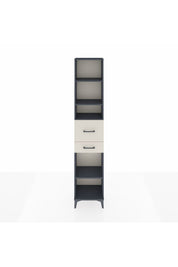 Arges Dolap 4 Raflı 2 Çekmeceli 44x30x221 Antrasit-Aytaşı