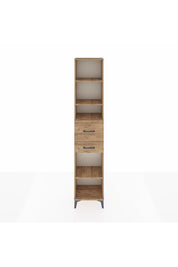 Arges Dolap 4 Raflı 2 Çekmeceli 44x30x221 Çam-Çam