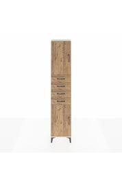 Arges Dolap 3 Raflı 4 Çekmeceli 2 Kapaklı 44x30x221 Aytaşı-Çam