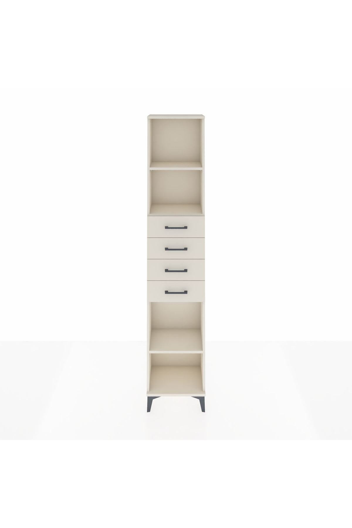 Arges Dolap 3 Raflı 4 Çekmeceli 44x30x221 Aytaşı-Aytaşı