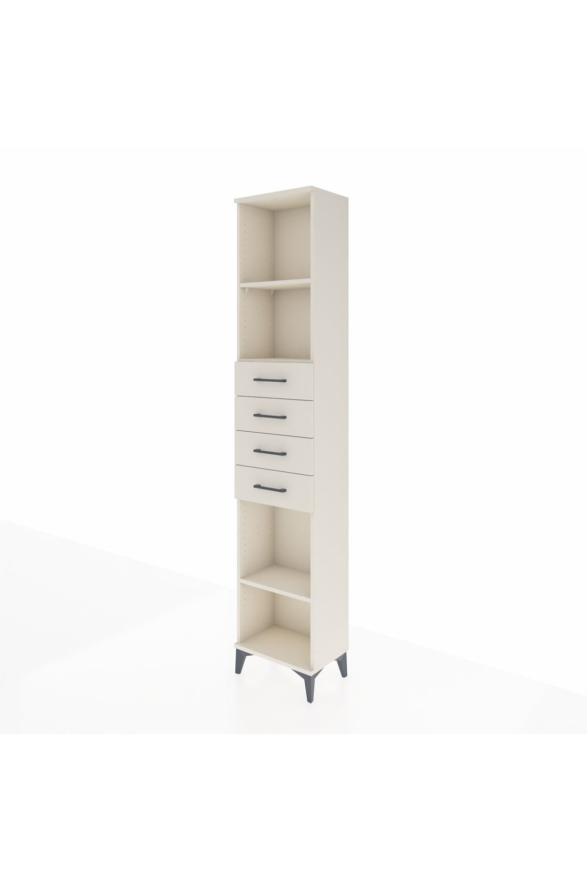 Arges Dolap 3 Raflı 4 Çekmeceli 44x30x221 Aytaşı-Aytaşı