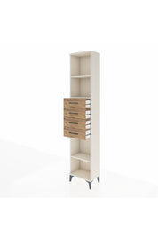 Arges Dolap 3 Raflı 4 Çekmeceli 44x30x221 Aytaşı-Çam