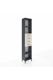 Arges Dolap 3 Raflı 4 Çekmeceli 44x30x221 Antrasit-Aytaşı