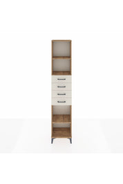 Arges Dolap 3 Raflı 4 Çekmeceli 44x30x221 Çam-Aytaşı