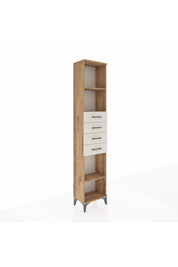 Arges Dolap 3 Raflı 4 Çekmeceli 44x30x221 Çam-Aytaşı