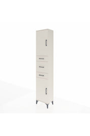 Arges Dolap 3 Raflı 3 Çekmeceli 2 Kapaklı 44x30x221 Aytaşı-Aytaşı