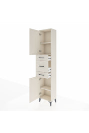 Arges Dolap 3 Raflı 3 Çekmeceli 2 Kapaklı 44x30x221 Aytaşı-Aytaşı