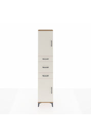 Arges Dolap 3 Raflı 3 Çekmeceli 2 Kapaklı 44x30x221 Çam-Aytaşı