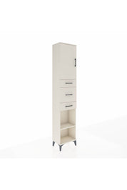 Arges Dolap 3 Raflı 3 Çekmeceli Tek Kapaklı 44x30x221 - S28M222V1A