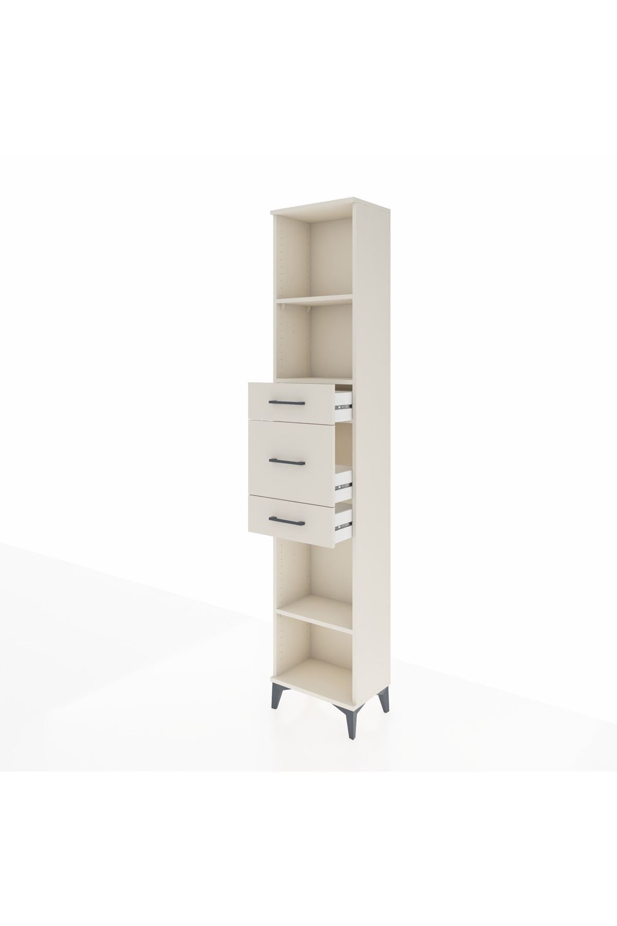 Arges Dolap 3 Raflı 3 Çekmeceli 44x30x221 Aytaşı-Aytaşı