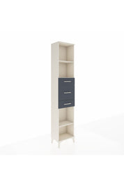 Arges Dolap 3 Raflı 3 Çekmeceli 44x30x221 Aytaşı-Antrasit