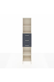 Arges Dolap 3 Raflı 3 Çekmeceli 44x30x221 Aytaşı-Antrasit