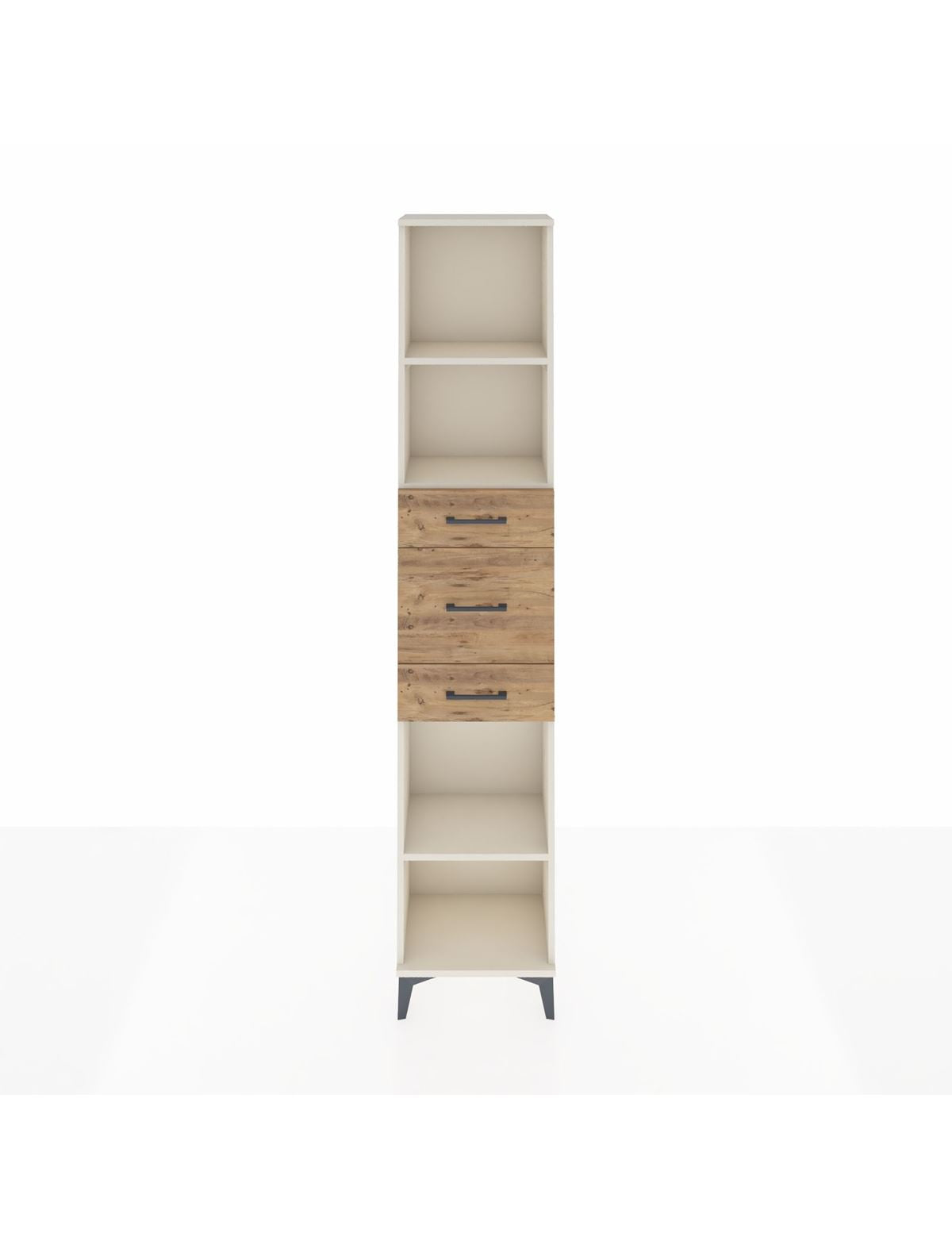 Arges Dolap 3 Raflı 3 Çekmeceli 44x30x221 Aytaşı-Çam