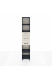 Arges Dolap 3 Raflı 3 Çekmeceli 44x30x221 Antrasit-Aytaşı