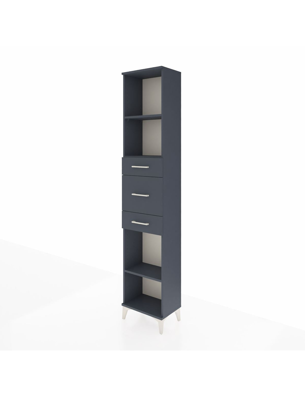 Arges Dolap 3 Raflı 3 Çekmeceli 44x30x221 - S28M224V5A
