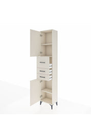 Arges Dolap 3 Raflı 3 Çekmeceli 2 Kapaklı 44x30x221 Aytaşı-Aytaşı