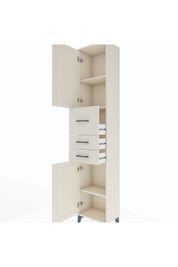 Arges Dolap 3 Raflı 3 Çekmeceli 2 Kapaklı 44x30x221 Aytaşı-Aytaşı