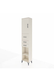 Arges Dolap 3 Raflı 3 Çekmeceli Tek Kapaklı 44x30x221 Aytaşı-Aytaşı