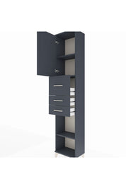 Arges Dolap 3 Raflı 3 Çekmeceli Tek Kapaklı 44x30x221 - S28M226V5A