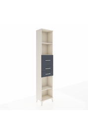 Arges Dolap 3 Raflı 3 Çekmeceli 44x30x221 Aytaşı-Antrasit